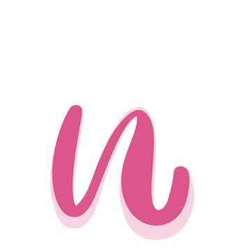n alphabeth from lettering