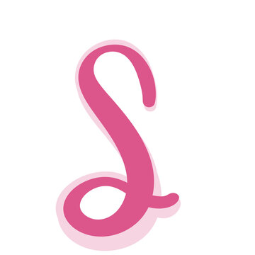 S alphabeth from lettering