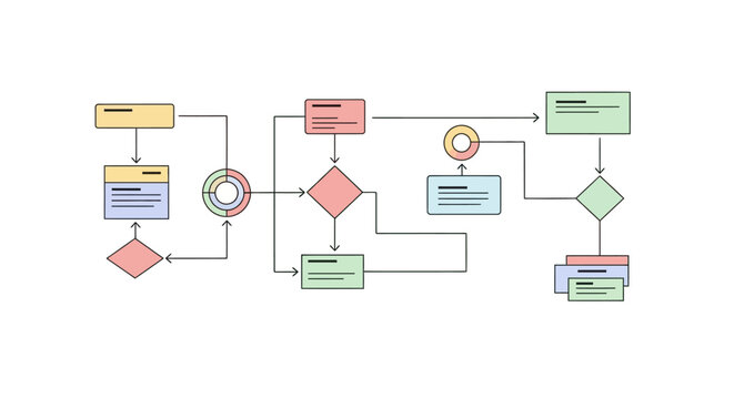 Flowchart Business Process Diagram.