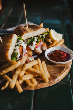 Snapper Fish Sandwich