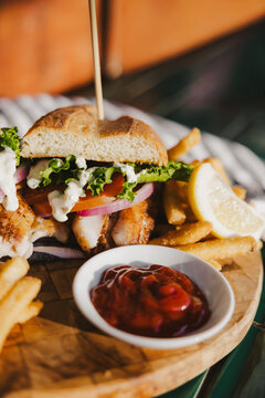 Snapper Fish Sandwich