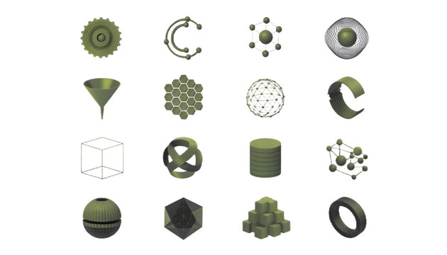 Modern 3D software update and maintenance icons with refresh, patching, system repair and upgrade symbols. Transparent background, 16:9 layout, ideal for IT services and software marketing.