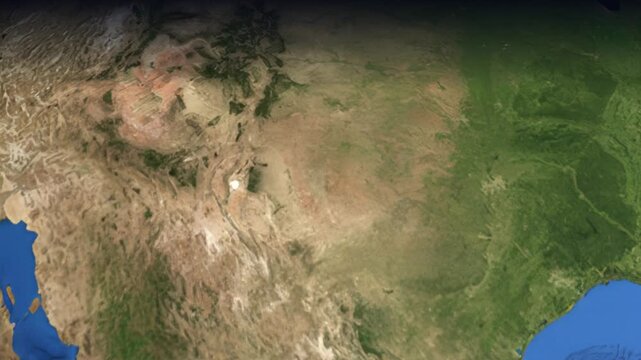 Animated Flight Path Map from Phoenix USA to Amsterdam Netherlands