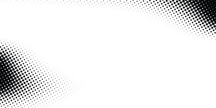 Fading hexagon gradient texture. Vanishing honeycomb pattern background. Geometric hexagonal halftone tech overlay backdrop. Black grunge halfton wallpaper. Vector retro dot texure wallpaper
