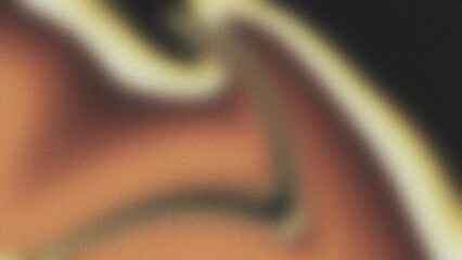 Abstract Deep Obsidian Black and Vibrant Neon Cream Gold with Warm Terracotta Liquid Gradient Background with Heavy Grainy Noise Texture and Fluid Organic Silk Shapes for Modern Aesthetic Minimalist B © Muhammad