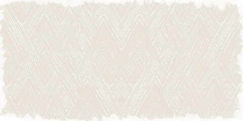 Soft faded beige chevron pattern with white washed edges creating a vintage rustic textured background.