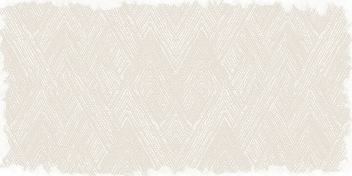 Soft faded beige chevron pattern with white washed edges creating a vintage rustic textured background.