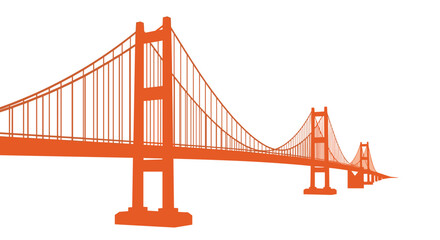 Fototapeta premium Golden Gate Bridge Iconic Landmark 1.
