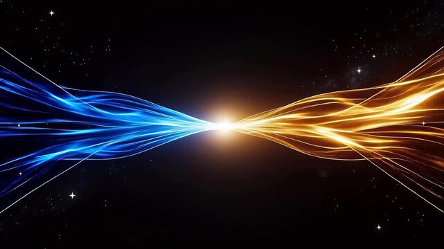 Cosmic energy streams converging