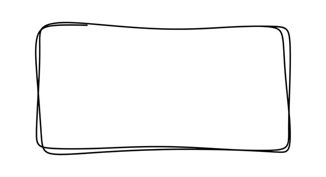 Simple black rectangle shape outline.