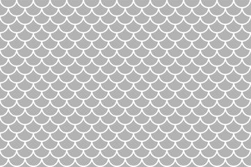 fish scales seamless pattern vector illustration abstract in flat design wrapping paper, fabric, design © Yuliantart