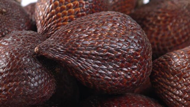 Indonesian salak fruit from the orchard.