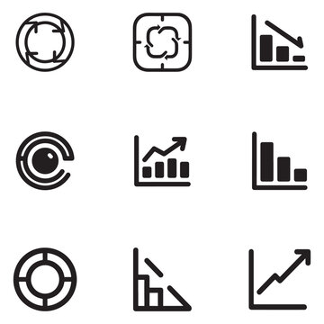 Minimal icons for Agile Scrum and Kanban workflows. Simple symbols for task boards, sprints, backlog, and project management.