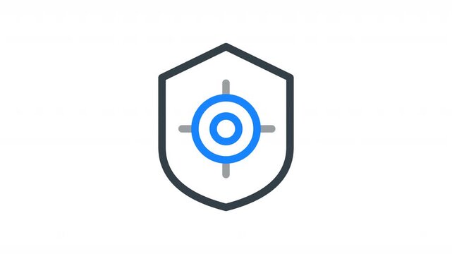 Animated data sovereignty icon representing control over data location, privacy regulations, and jurisdiction compliance. Ideal for cybersecurity, cloud governance, and data protection concepts.