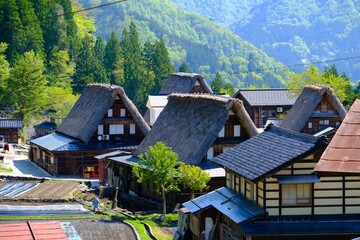 合掌造り集落の風景 © ベルビア