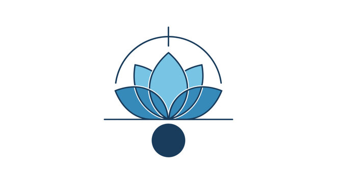 Buddha meditates on a peaceful Day in serene nature