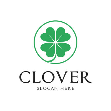 clover leaf logo design concept creative idea