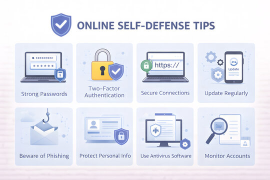 AI生成 二段階認証の仕組みを解説するビジネスイラスト スマートフォン認証コードとログインセキュリティ