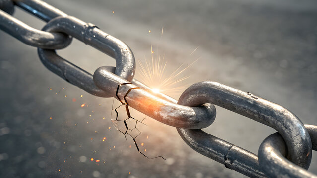 close up of a chain