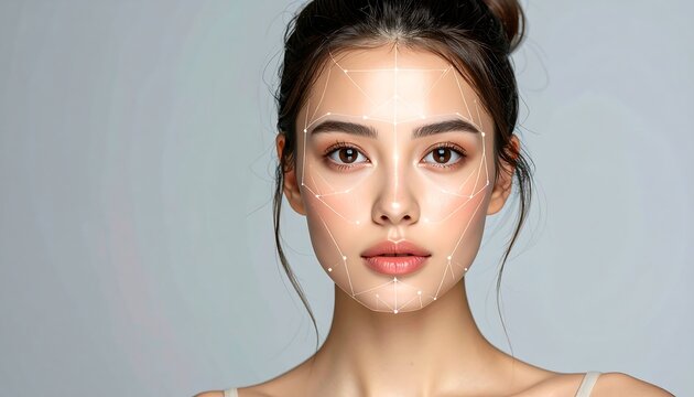 A woman with facial markings (1)