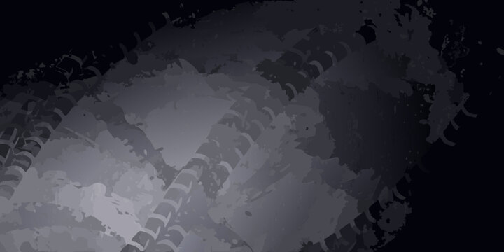Dark abstract background featuring a tire track pattern and gradient