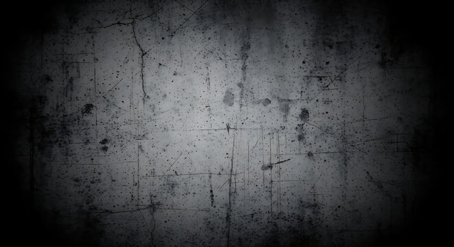 Cinematic Dark Grunge Texture with Realistic Distressed Overlay and Gritty Rough Surface Effect on a Slate Gray Background for Graphic Design and Industrial Aesthetic Backgrounds