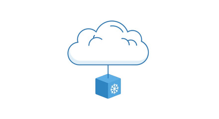 Obraz premium Cloud Storage Data Center Server.