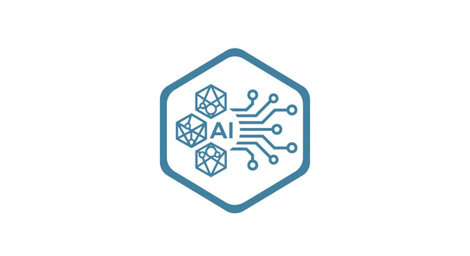 Artificial Intelligence Logo Depicting Innovation and Technological Advancement.