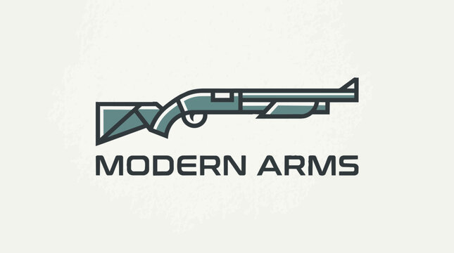 Modern Arms Shotgun Illustration.