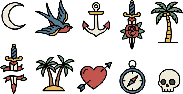 Tattoo designs and symbols.