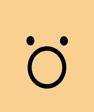 vector illustration of an abstract face