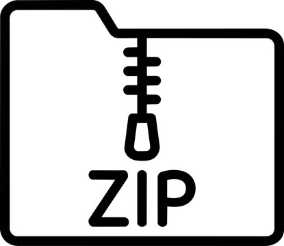 Black and white zip file.