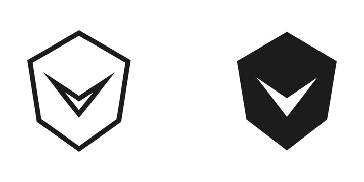 Angular framework logos in white and black color schemes displayed side by side