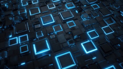 Obraz premium Abstract futuristic digital technology design