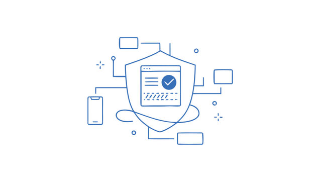 Digital Security Shield - Protecting Data and Information Online.
