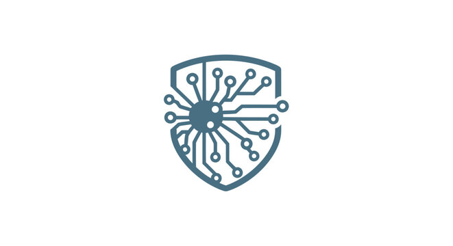 Digital Security Shield - A Modern Representation of Cyber Protection.
