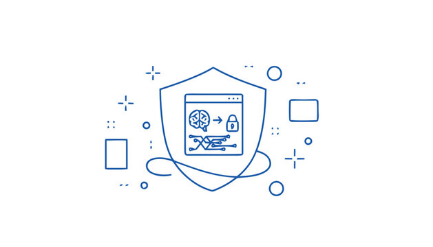 Digital Security Shield - Protecting Online Data and Information.