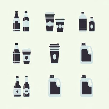 Bottle Cup Gallon Layout