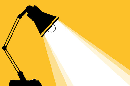 Night table  office desktop lamp Comic brain electric lamp idea doodle FAQ business loading concept. Vector vibes light bulb icon or sign ideas Brilliant lightbulb education or invention. strategy