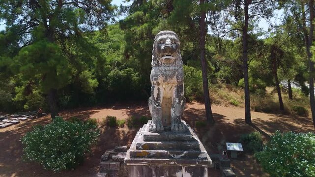 Lion of Amphipolis Monument, Serres, Greece