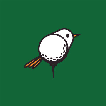 Birdie Golf Vector Image