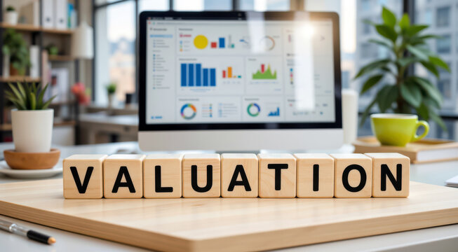 Valuation work behind acquisition pricing and investor due diligence as finance teams test revenue multiples, cash flow assumptions and deal range before funding, sale or merger negotiations