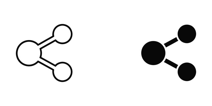 Comparison of filled and unfilled circular node diagrams with three connected circles