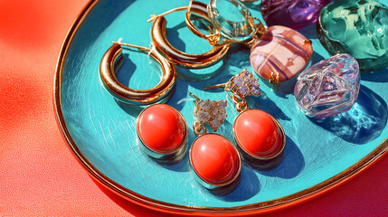 creative fashion still life with accessories