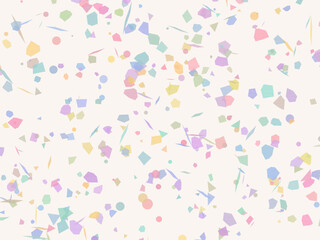 Obraz premium Pastel Terrazzo Texture Scattered Fragments Surface Design