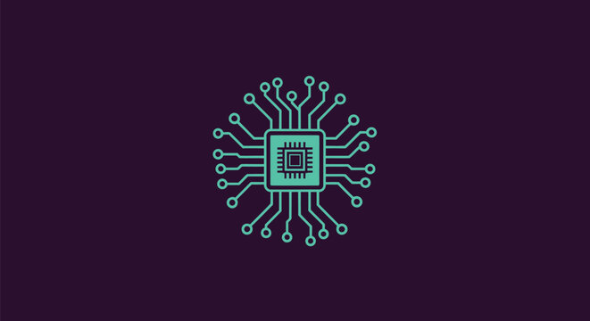 Intricate Circuit Board Design Depicting Modern Technology and Innovation.