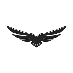 Obraz premium Modern Winged Bird Vector Design.