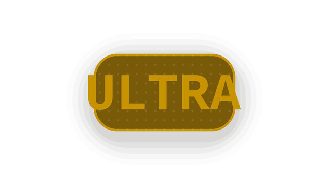 Debut premiere banner label with golden accent. Premium brand flagship store grand opening graphic isolated.