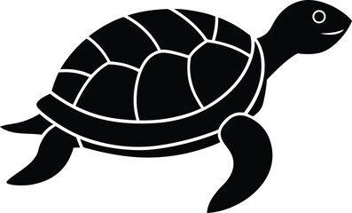 Turtle silhouette vector art Illustration © DesignConcepts