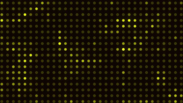 LEDが点滅する背景アニメーション（黄色）